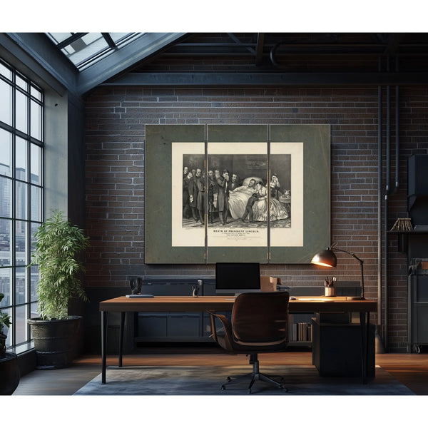 Death of President Lincoln_ at Washington Dc April 15th 1865 the Nations Mar — Framed Wall Art Room View | Bella Frye