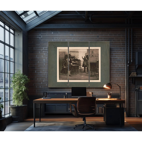 Franklin and Gen Braddock 196 — Framed Wall Art Room View | Bella Frye