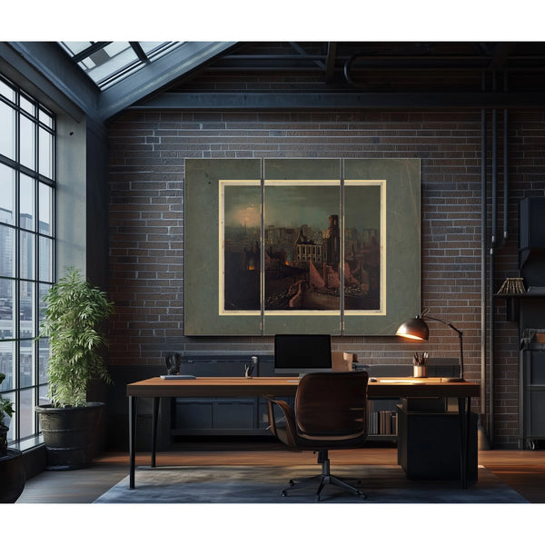 Chicago 1871 1871 — Framed Wall Art Room View | Bella Frye