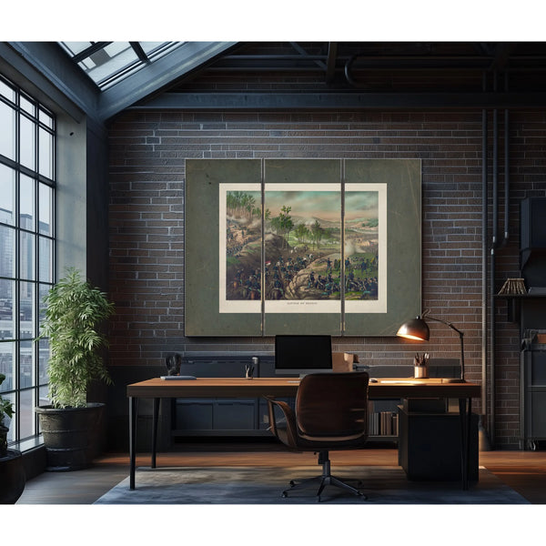 Battle of Resacamay 13 to 16 1864 1889 — Framed Wall Art Room View | Bella Frye