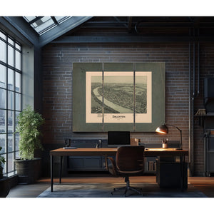Emlenton Venango County Pennsylvania 1897 1897 — Framed Wall Art Room View | Bella Frye