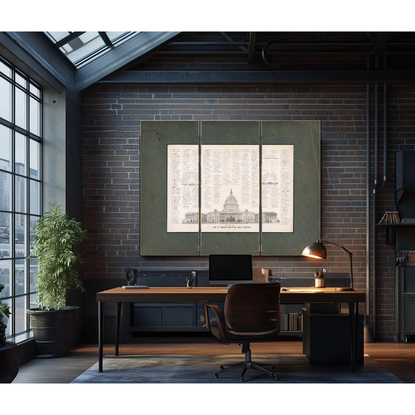 55th or Spanish American War Congress 1899 — Framed Wall Art Room View | Bella Frye