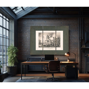 Death of Adjutant General George S Lincoln 1847 — Framed Wall Art Room View | Bella Frye