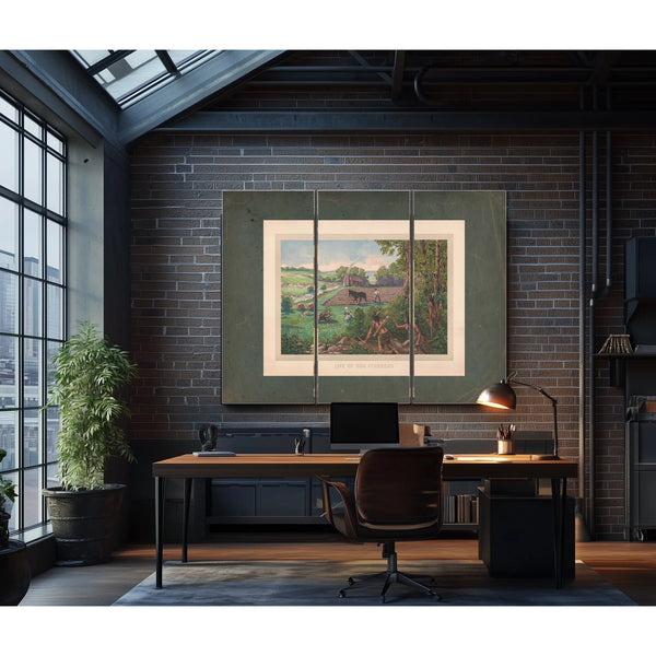 Life of Our Pioneers 1915 — Framed Wall Art Room View | Bella Frye