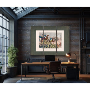 General Taylor at the Battle of Buena Vista 1847 — Framed Wall Art Room View | Bella Frye
