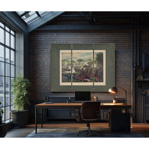 Battle of Bull Runjuly 21st 1861federal Gen Mcdowell Confederate Gen Beaureg — Framed Wall Art Room View | Bella Frye