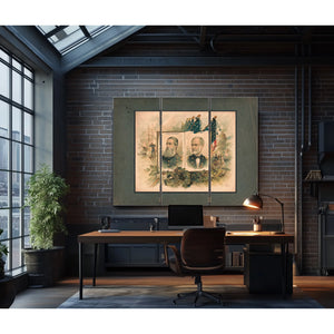 Heroes of the War 1891 — Framed Wall Art Room View | Bella Frye