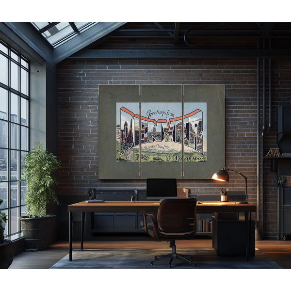 Colorado Denver — Framed Wall Art Room View | Bella Frye