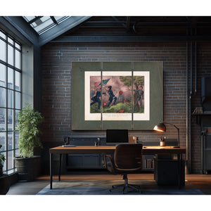 Death of Col Edward D Baker_ at the Battle of Balls Bluff Near Leesburg Va O — Framed Wall Art Room View | Bella Frye