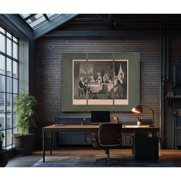 George Washington and the Spy Harvey Birch 184 185 — Framed Wall Art Room View | Bella Frye