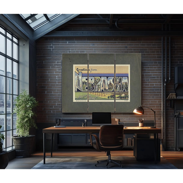 Nebraska — Framed Wall Art Room View | Bella Frye