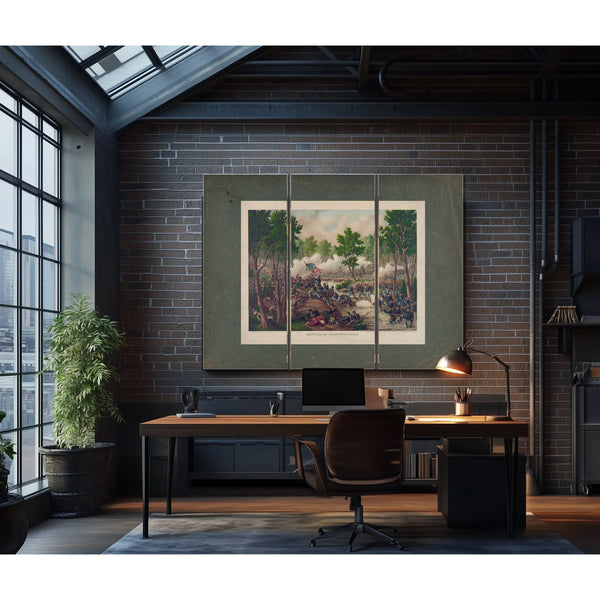 Battle of Spottsylvaniaengagements at Laurel Hill Ny River Va May 8 to 18 1 — Framed Wall Art Room View | Bella Frye