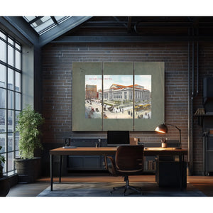 The Grand Repository New York Public Library Postcard — Framed Wall Art Room View | Bella Frye