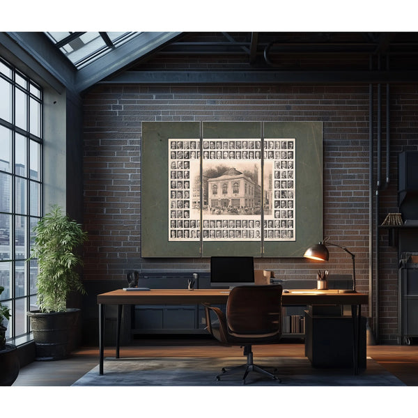 Boston Stock Exchange 191 — Framed Wall Art Room View | Bella Frye