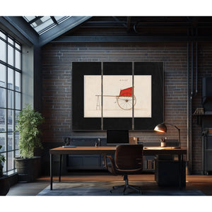 Mail Cart — Framed Wall Art Room View | Bella Frye