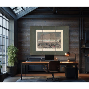 Great Riot at the Astor Place Opera House New York on Thursday Evening May 1 — Framed Wall Art Room View | Bella Frye