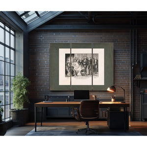 Death of General Zachary Taylor 185 — Framed Wall Art Room View | Bella Frye