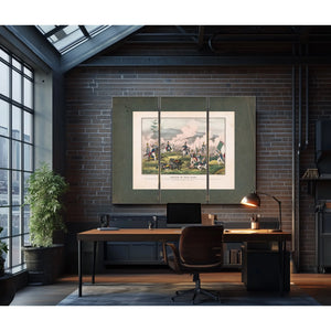 Battle of Palo Altomay 8th 1846 Between 29 Americans Under General Taylor — Framed Wall Art Room View | Bella Frye