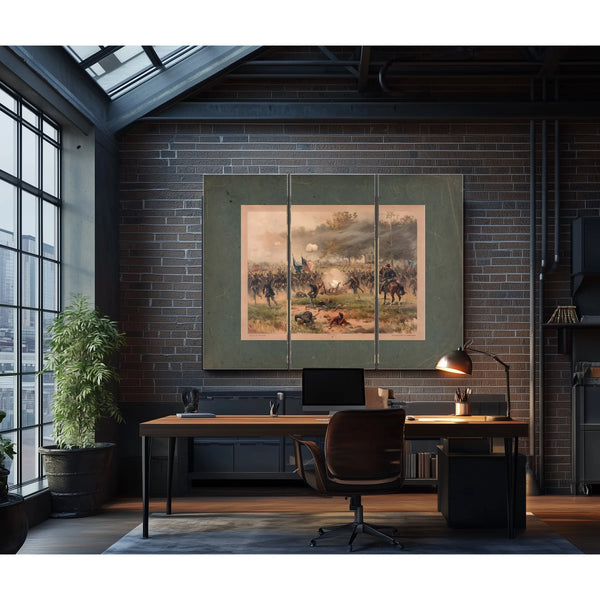 Battle of Antietam 1887 — Framed Wall Art Room View | Bella Frye