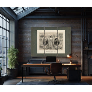Columbias Noblest Sons 1865 — Framed Wall Art Room View | Bella Frye