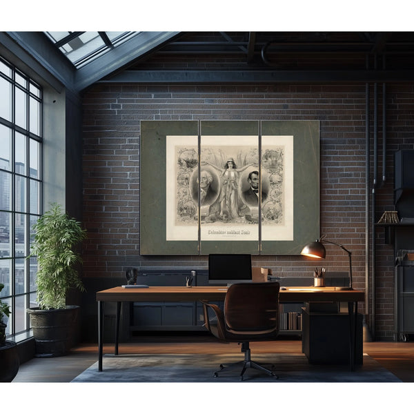 Columbias Noblest Sons 1865 — Framed Wall Art Room View | Bella Frye