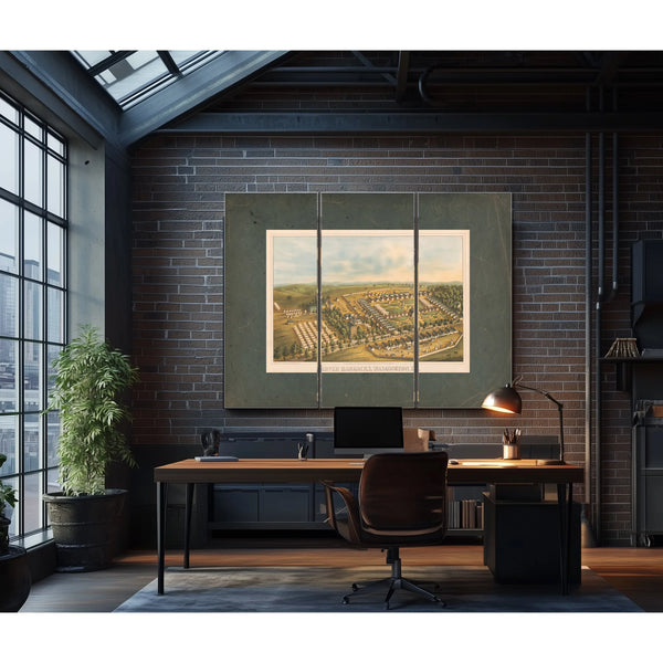 Carver Barracks Washington Dc 1864 — Framed Wall Art Room View | Bella Frye