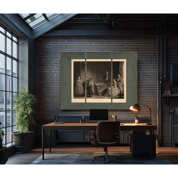 Grant and His Family 1867 — Framed Wall Art Room View | Bella Frye