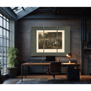 Life of George Washingtonthe Soldier 1854 — Framed Wall Art Room View | Bella Frye