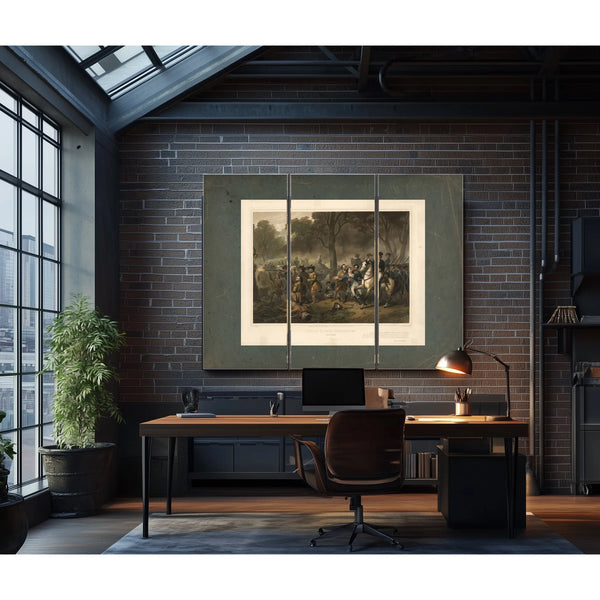 Life of George Washingtonthe Soldier 1854 — Framed Wall Art Room View | Bella Frye