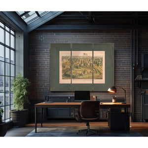 Fort Number 1 West Defences of Baltimore Md 1863 — Framed Wall Art Room View | Bella Frye