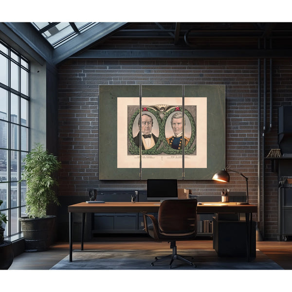 Lewis Cass Democratic Candidate for President 1848 — Framed Wall Art Room View | Bella Frye