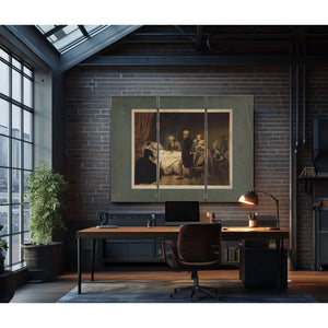 Life of George Washington the Christian Death 1853 — Framed Wall Art Room View | Bella Frye