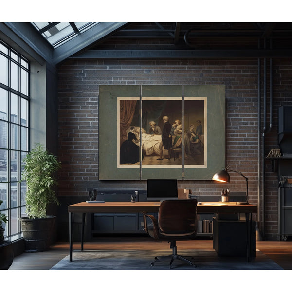 Life of George Washington the Christian Death 1853 — Framed Wall Art Room View | Bella Frye