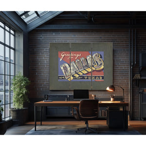 Texas Dallas — Framed Wall Art Room View | Bella Frye