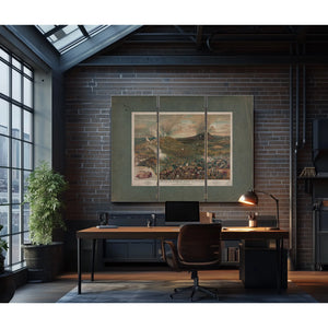 Battle of Mission Ridge Nov 25th 1863 1886 — Framed Wall Art Room View | Bella Frye