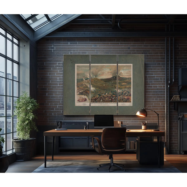 Battle of Mission Ridge Nov 25th 1863 1886 — Framed Wall Art Room View | Bella Frye