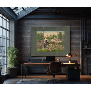 Battle of Quingua Phil I April 23 1899 1899 — Framed Wall Art Room View | Bella Frye
