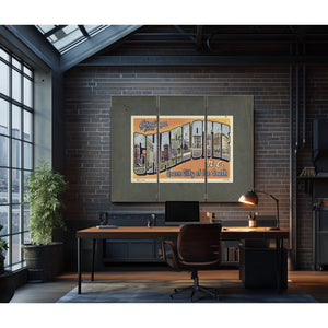 North Carolina Charlotte — Framed Wall Art Room View | Bella Frye