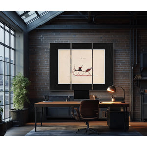 Design for Victoria Sleigh No 3551 — Framed Wall Art Room View | Bella Frye