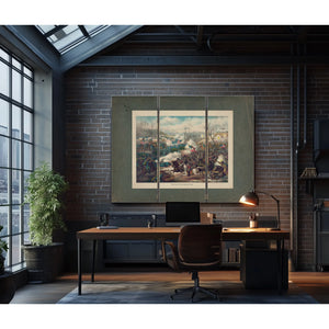 Battle of Pea Ridge Arkansas 1889 — Framed Wall Art Room View | Bella Frye