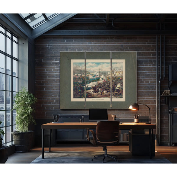 Battle of Pea Ridge Arkansas 1889 — Framed Wall Art Room View | Bella Frye