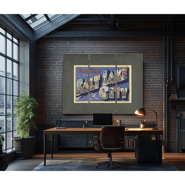 Utah Salt Lake City — Framed Wall Art Room View | Bella Frye