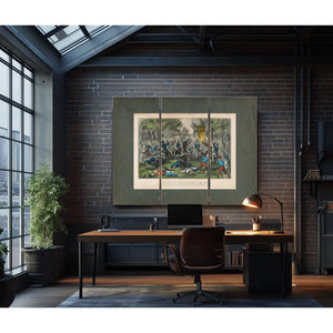 Battle of Bull Run Va July 21st 1861 1861 — Framed Wall Art Room View | Bella Frye