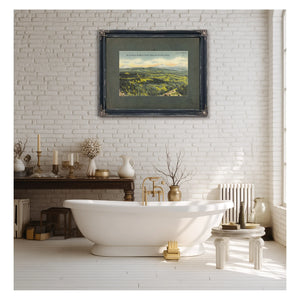 Mt St Helens Mt Rainier And Mt Adams From Mt Hood Oregon — vintage wall art by Bella Frye