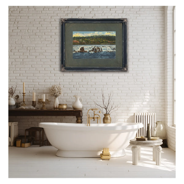 Willamette Falls At Oregon City Oregon — vintage wall art by Bella Frye