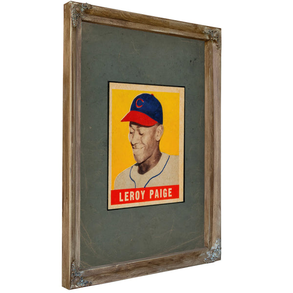 Leaf Satchel Paige Fa5a — Verdigris Framed Canvas Print | Bella Frye