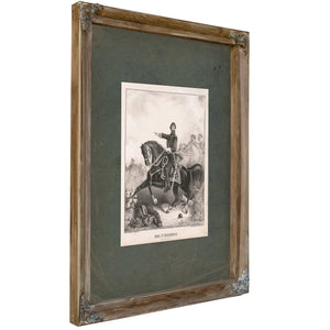 George Stoneman 19th Century — Verdigris Framed Canvas Print | Bella Frye