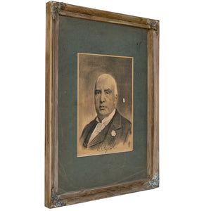 Robert Green Ingersoll 189 — Verdigris Framed Canvas Print | Bella Frye