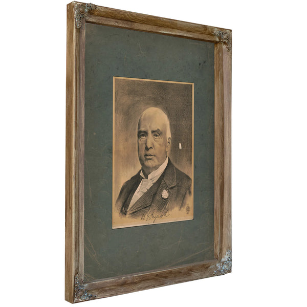 Robert Green Ingersoll 189 — Verdigris Framed Canvas Print | Bella Frye
