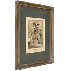 In Memory of the American Soldiers and Sailors 1861 1866 1874 — Verdigris Framed Canvas Print | Bella Frye